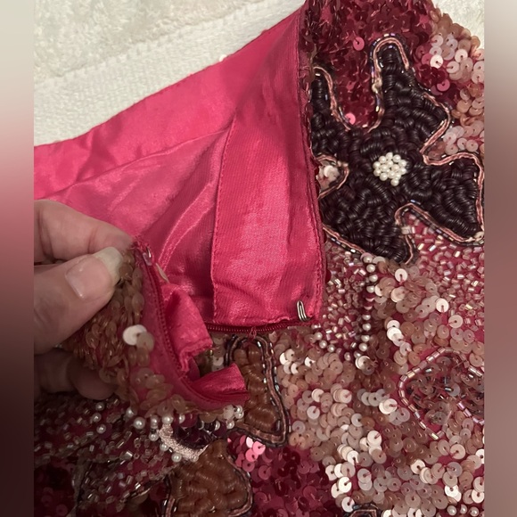 ‼️FIRM‼️EUVC Emma Black Amazing Beaded Skirt and Halter to Match. - Picture 6 of 16